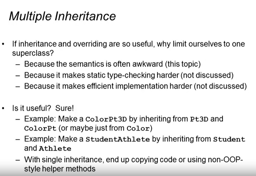 Programming Languages ​​PartC Week2 study notes - OOP (object-oriented) vs FD (functional)