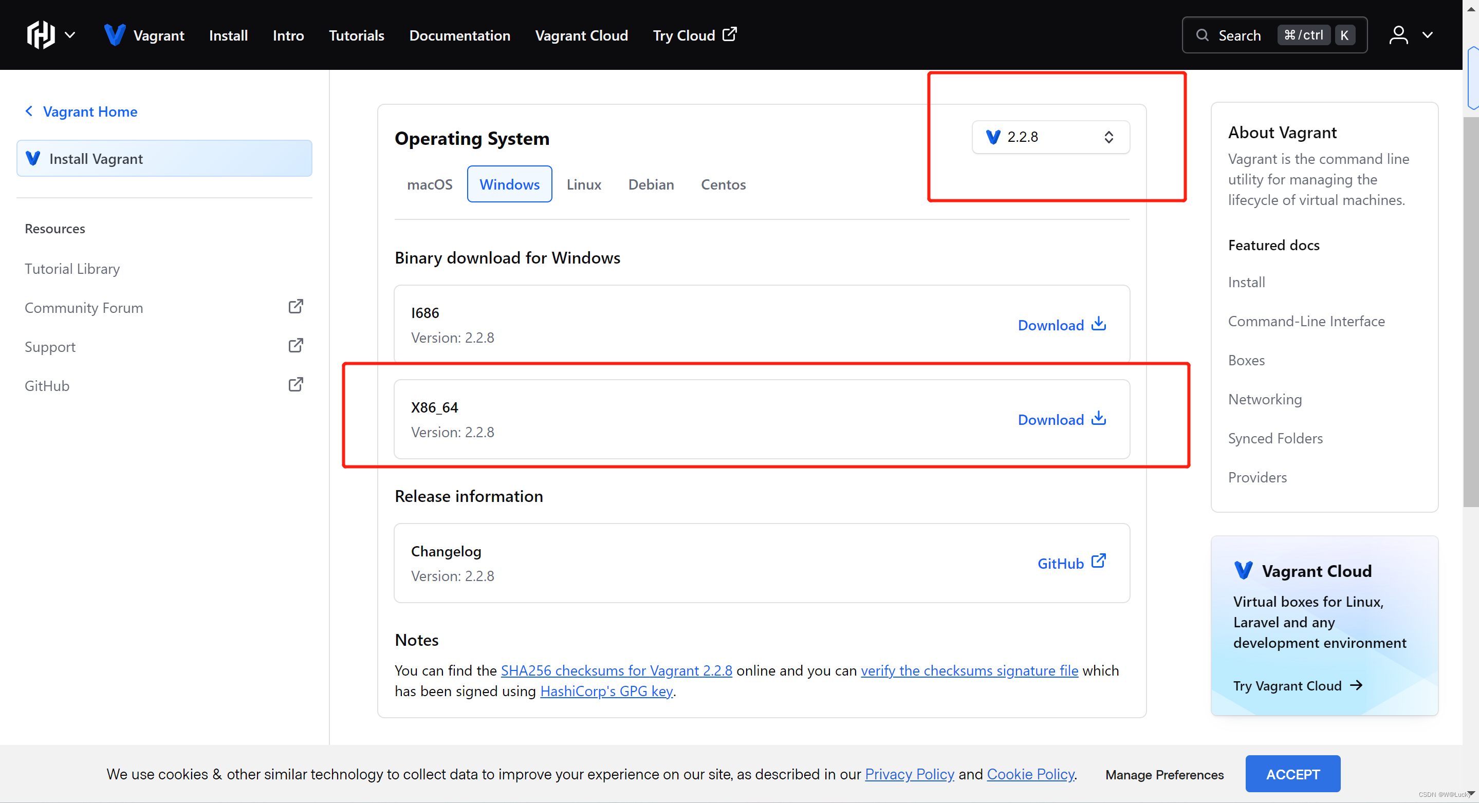Use vagrant to quickly build virtual machines and docker to install software