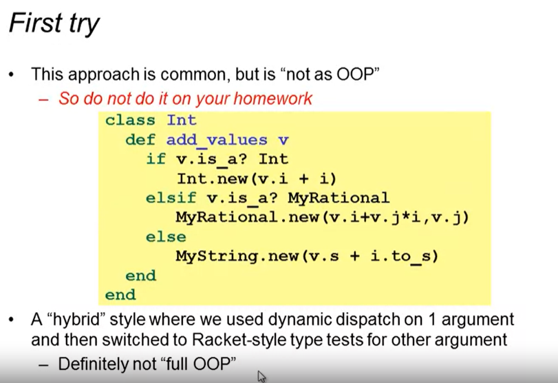 Programming Languages ​​PartC Week2 study notes - OOP (object-oriented) vs FD (functional)