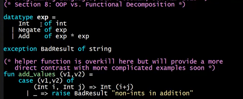 Programming Languages ​​PartC Week2 study notes - OOP (object-oriented) vs FD (functional)