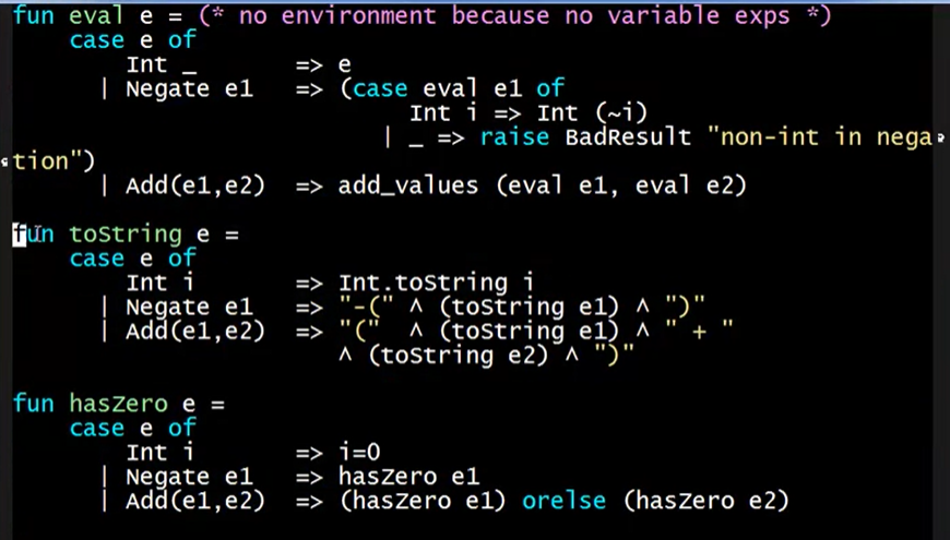 Programming Languages ​​PartC Week2 study notes - OOP (object-oriented) vs FD (functional)