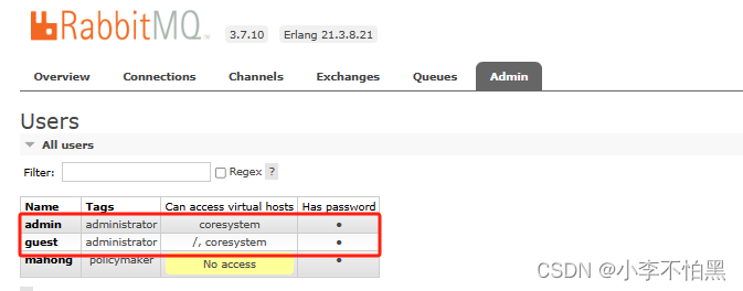 RabbitMQ related deployment