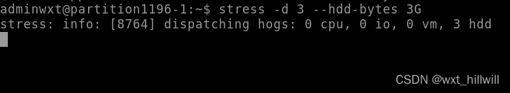 Linux stress command---stress test