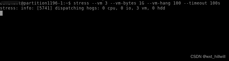 Linux stress command---stress test