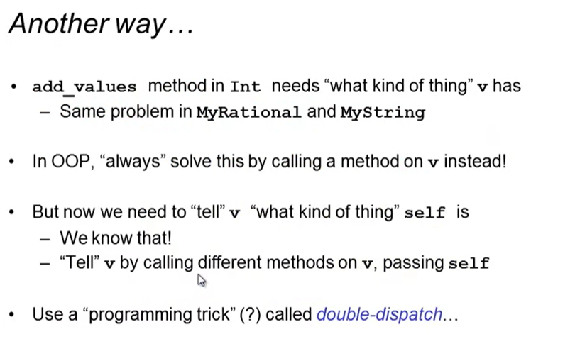 Programming Languages ​​PartC Week2 study notes - OOP (object-oriented) vs FD (functional)