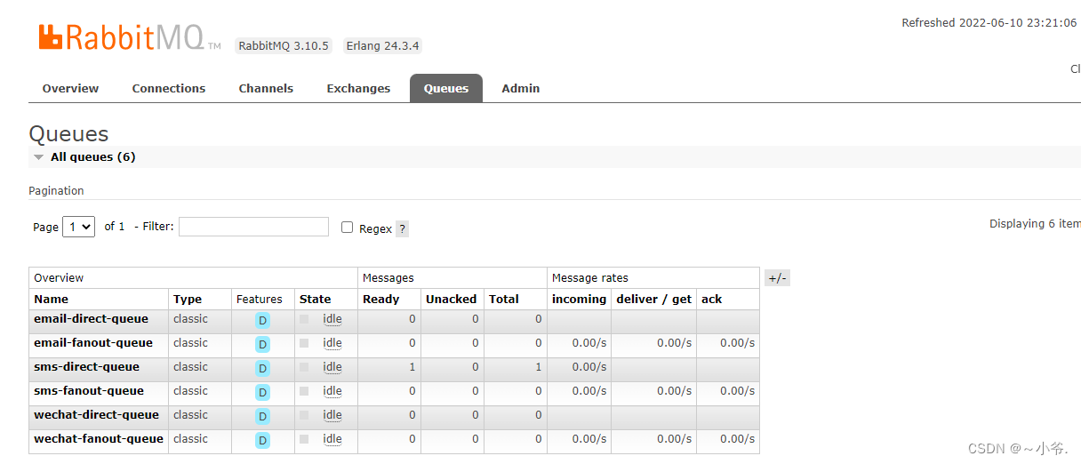 Spring Boot integrates RabbitMQ routing mode (Direct)