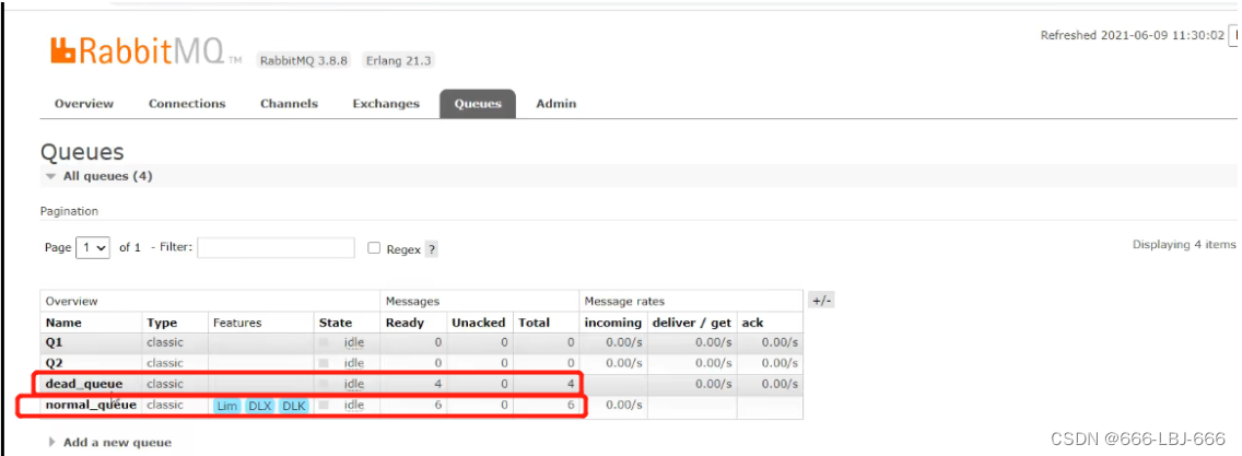 Message Queue-RabbitMQ: Dead Letter Queue