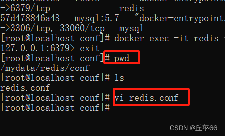 Use vagrant to quickly create linux, and docker to install redis and mysql