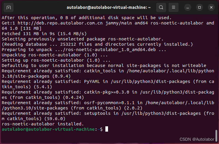 Ubuntu 22.04 apt install ros1 ros Noetic Ninjemys