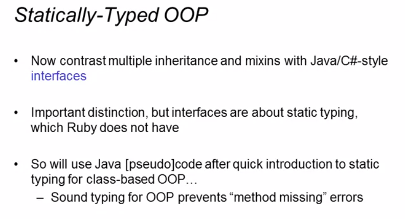 Programming Languages ​​PartC Week2 study notes - OOP (object-oriented) vs FD (functional)