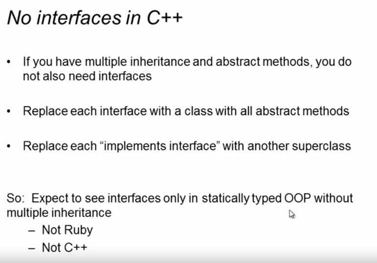 Programming Languages ​​PartC Week2 study notes - OOP (object-oriented) vs FD (functional)