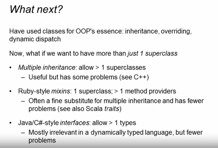 Programming Languages ​​PartC Week2 study notes - OOP (object-oriented) vs FD (functional)